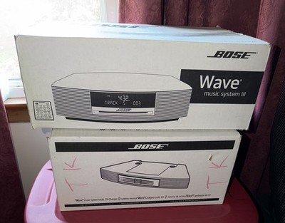 VINTAGE BOSE WAVE SYSTEM III & WAVE MUSIC MULTI CD CHANGER