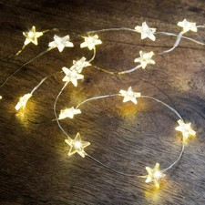 20 Light Star Wire Lights 20 Light Star Wire Lights