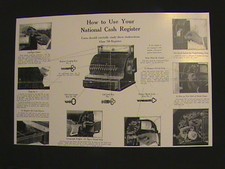 ANTIQUE NATIONAL CASH REGISTER- "HOW TO USE" GUIDE 300/700 NCR!!! on The Hot Collector