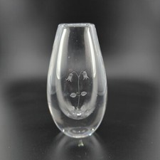 Kosta Boda Etched Water Lily of the Valley Ar...