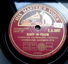 1279/COMEDIAN HARMONISTS-Komm im Traum -Das alte Spinnrad-78rpm Schellack