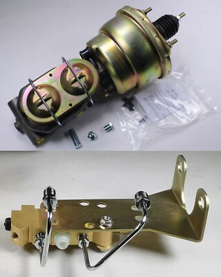 7 '' Dual Booster Power Master Cylinder & Bottom Disc / Drum Proportioning Valve