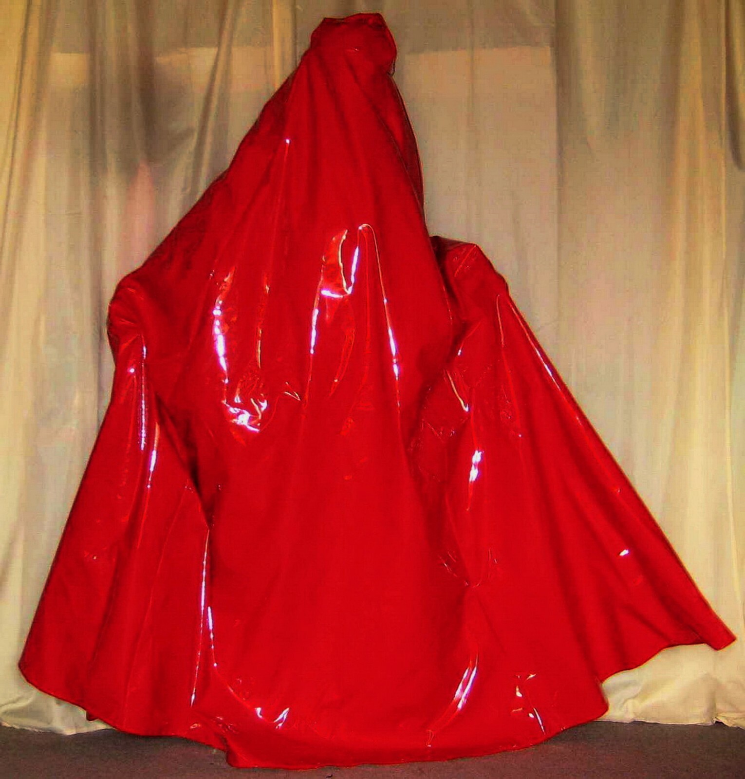 abito sadomaso costume PADRONA giacca lunga SEXY vinile