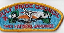 1993 National Scout Jamboree Gulf Ridge Council JSP ORG Bdr. [WM-252]