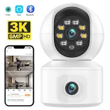 6MP 3K HD WIFI IP Camera Indoor Baby Monitor AI Human Detection Mini PTZ Camera