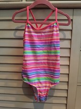 Bright Colorful Swimsuit Op size S 6-6X Girls