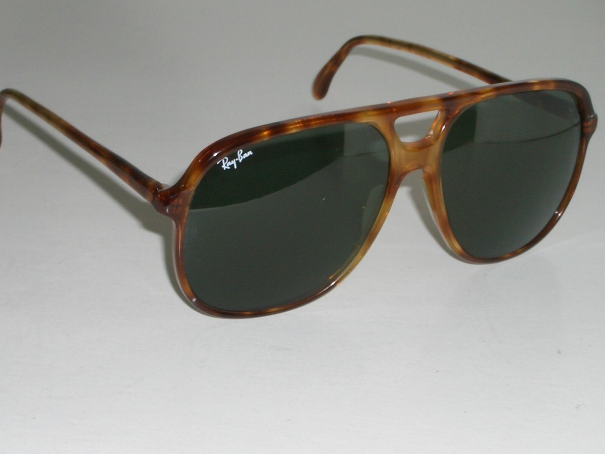 1980's VINTAGE B&L RAY BAN TORTOISE STYLE B G15 CRYSTAL