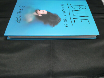 Steve Aoki Hand Signed 1st Edition HB Book Blue The Color Of Noise