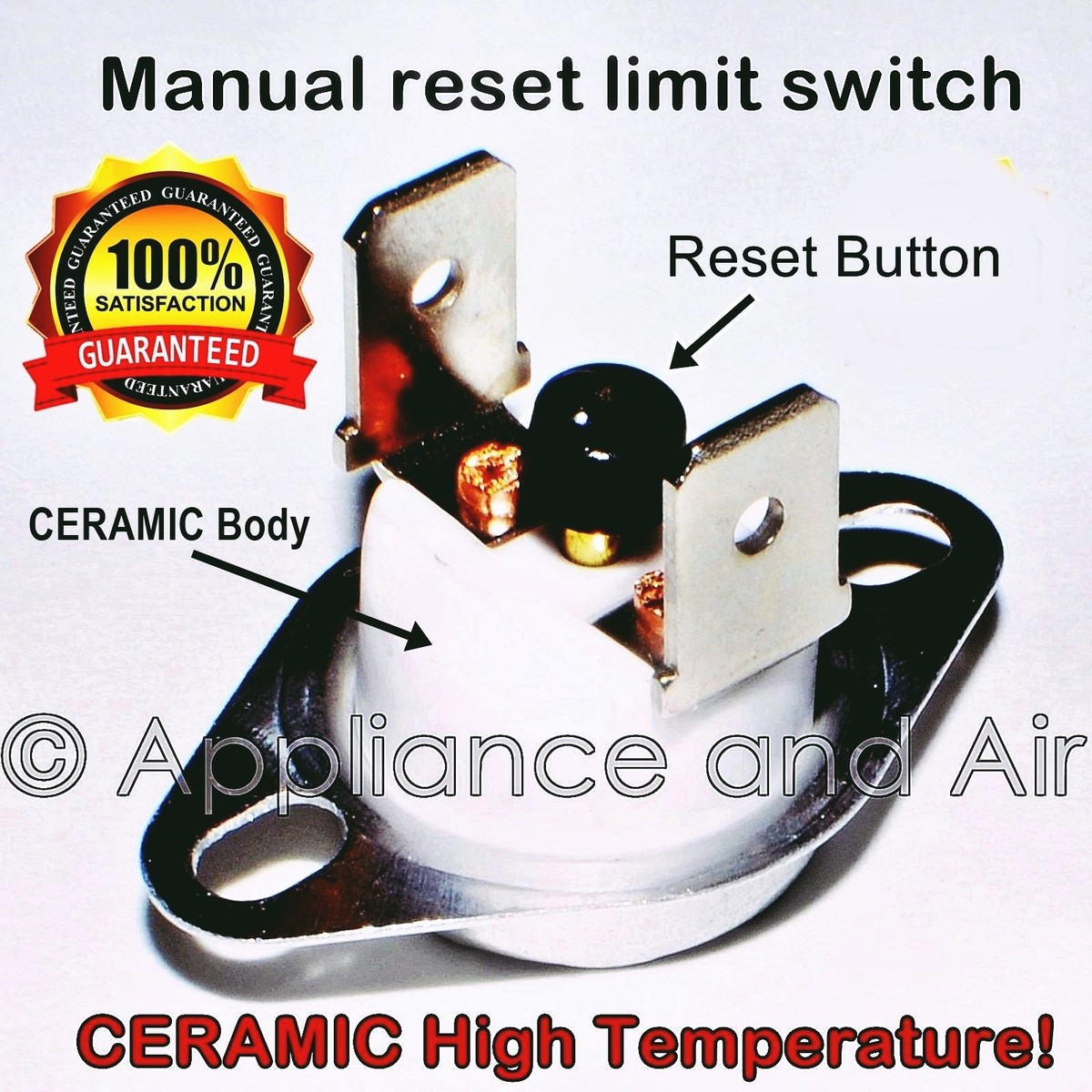 Pitco 60147801 Thermostat Switch With Manual Reset - Genuine OEM Replacement For Commercial Fryers