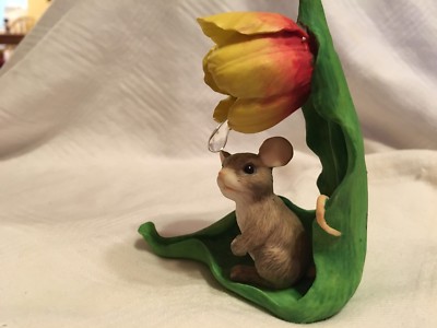 Charming Tails Unterzeichnet Dean Griff 1996, Maus Unter Tulpen Sylvesti