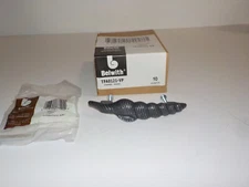 BOX OF 10 Belwith Whimsical 5" Vibra Pewter Shell Cabinet Pulls NOS TPA0121-VP