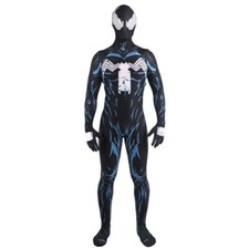 Venom Spider-Man Symbiote Jumpsuit Spiderman Cosplay Costume For Adult Kids