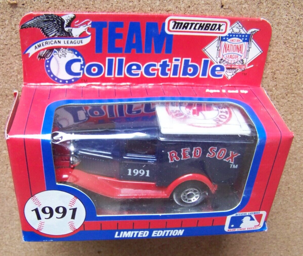 1991 Boston Red Sox White Rose Matchbox diecast truck c42415 2nd series
