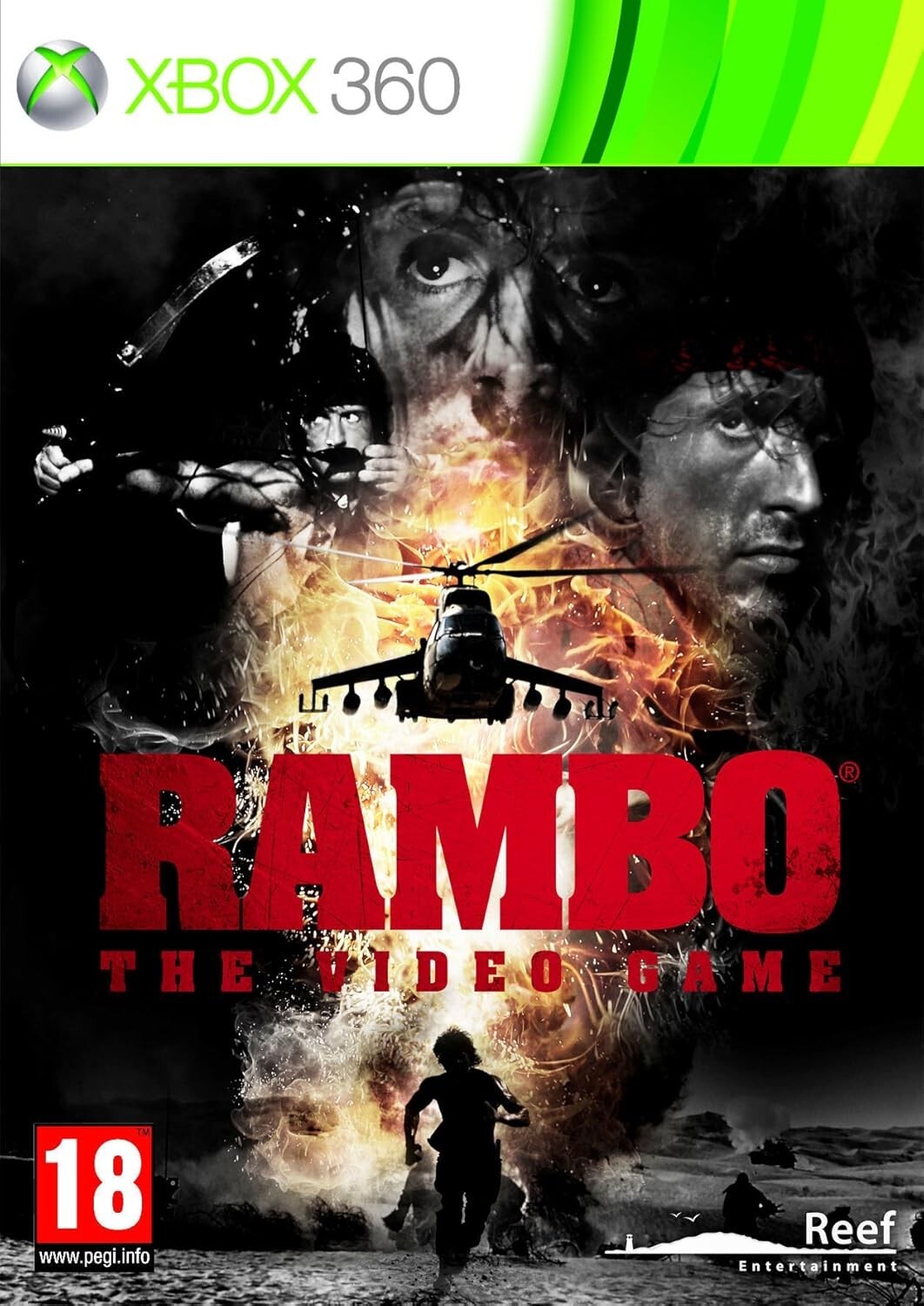 Rambo The Video Game  (XBOX 360) (ONLY PLAYABLE ON XBOX 360)