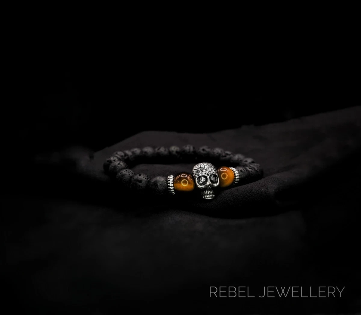Mens semi precious stone deals bracelets