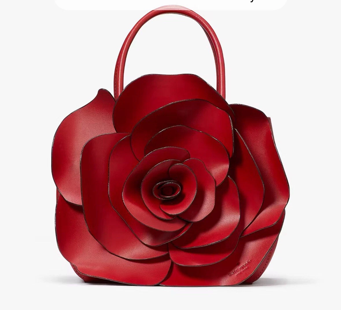 kate spade バラ型赤パーティーバッグ kate spade new york Red Floral Bags & Handbags for Women for sale
