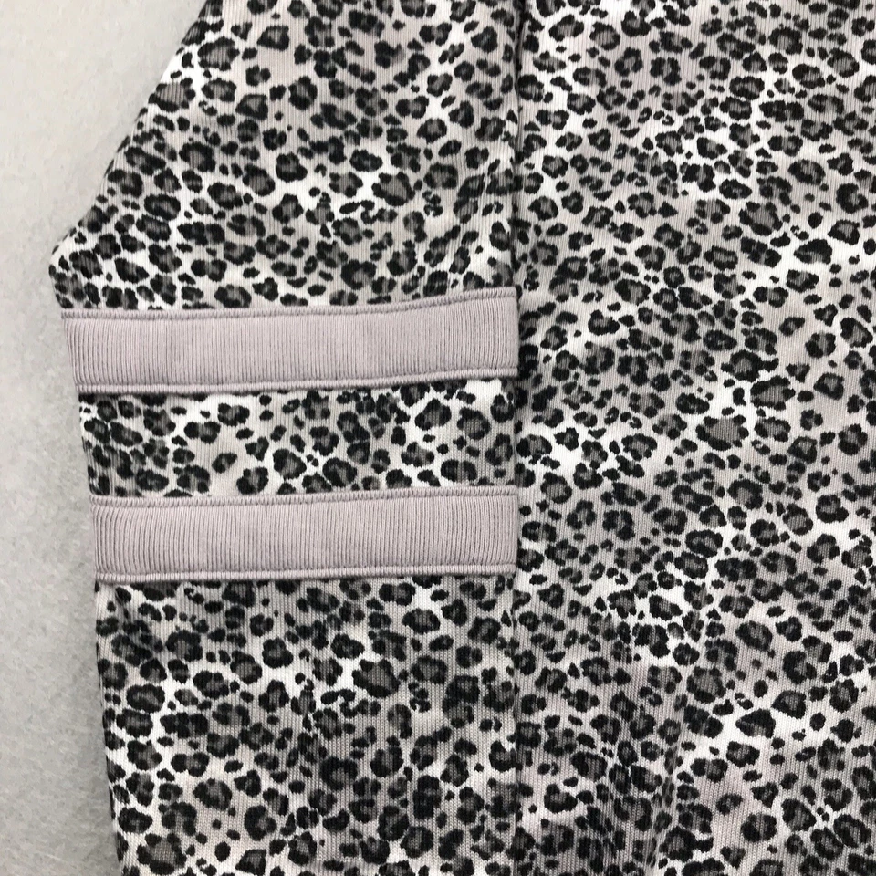 Kensie 衬衫女式中号灰色动物豹纹轻便腰带全新带标签 — 第 3/4 张图片