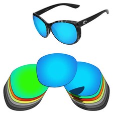 Lenslog Polarized Replacement Lens For-Costa Del Mar La Mar Frame -Colors