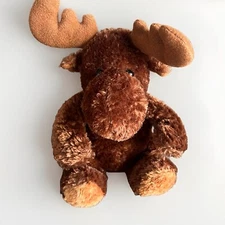 Brown Moose Princess Brand Soft Plush Stuffed Animal Lovey