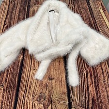 Nwot Finesse Women’s Size Extra Small Hollis Vegan Fur Coat - White