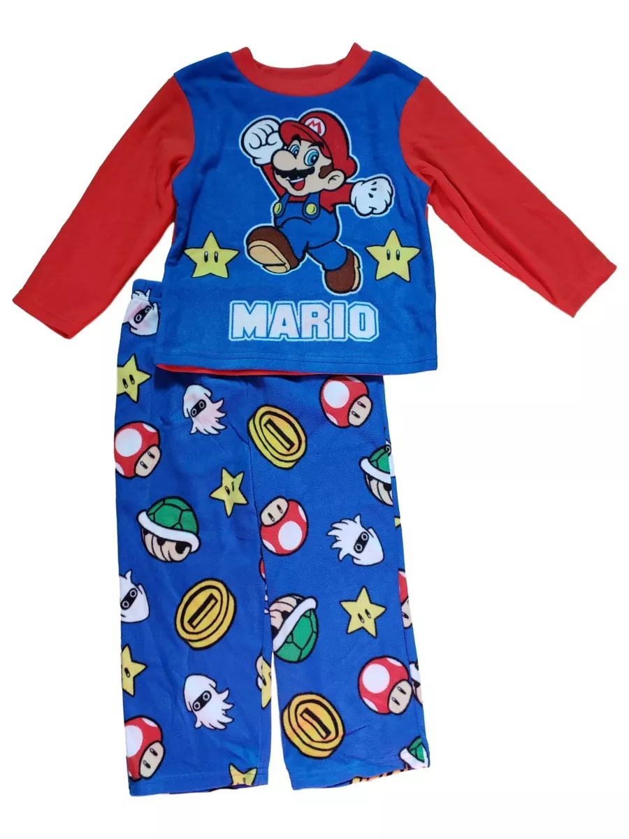 Mario fleece pajamas sales