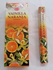 Hem Vanilla-Orange Incense Bulk 6 x 20 Stick Box, 120 Sticks 