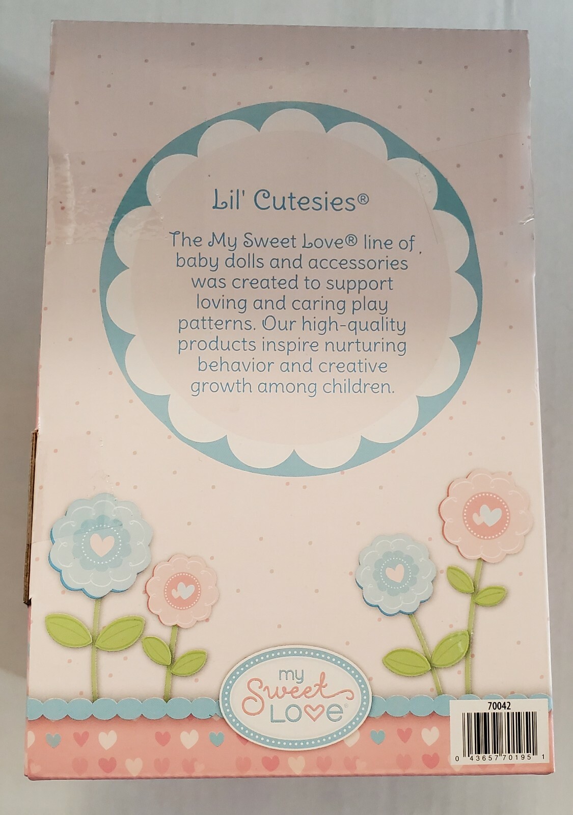 My Sweet Love Lil' Cutesies Mini Baby Doll Brown Eyes Pink Outfit 8.5" New!
