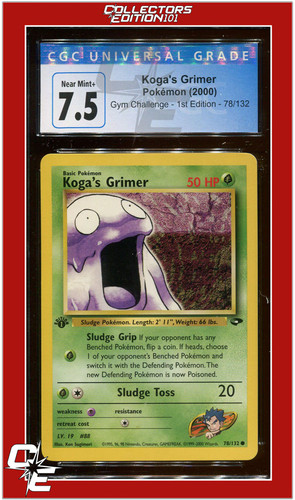 Koga's Grimer (1st Edition) graded CGC 7.5 for sale on eBay