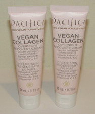 2 Pacifica Vegan Collagen Overnight Recovery Cream 0.7 Oz 20 mL Each Travel Size