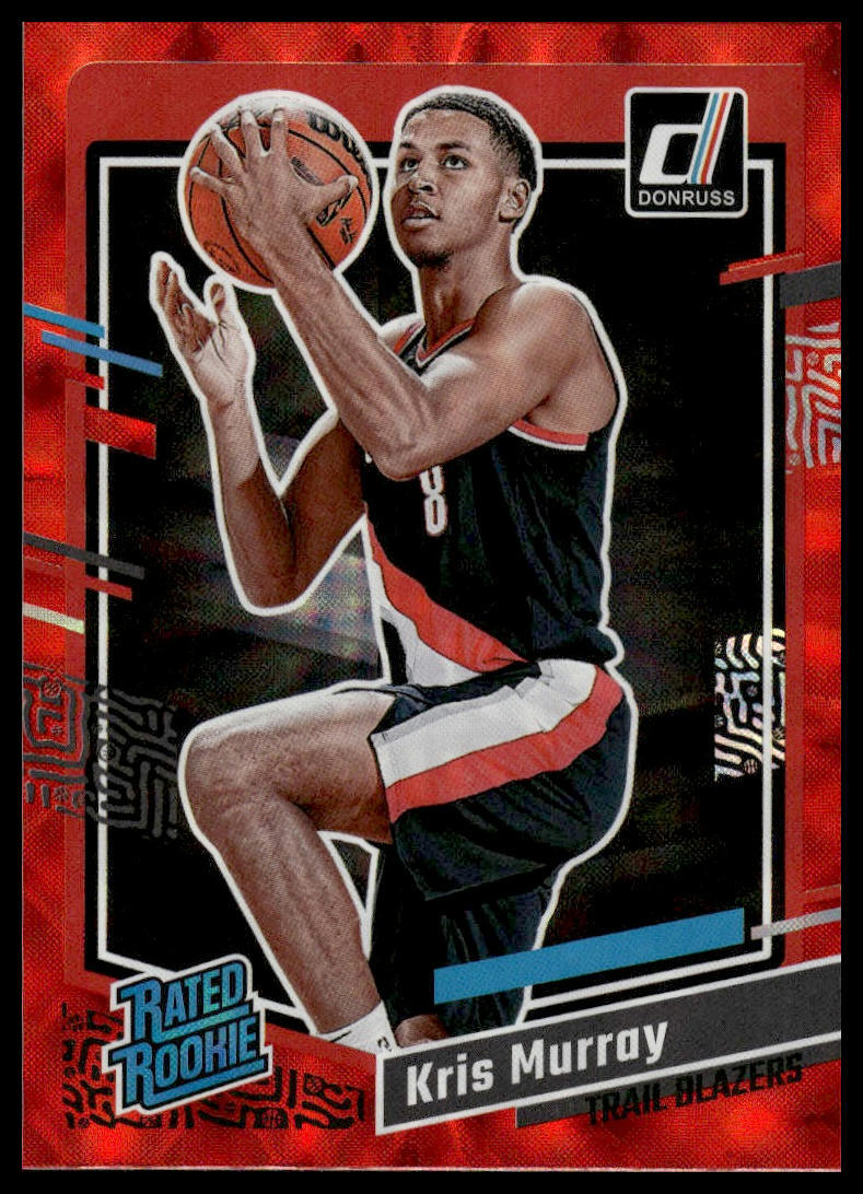2023-24 Donruss #203 Kris Murray Red Portland Trail Blazers