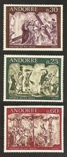 ANDORRA FRENCH 178 - 180 Beautiful Mint NEVER  Hinged Set