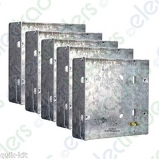 5 x Deta DB171 Grid Switch Flush Mounting Boxes - 6 / 8 gang