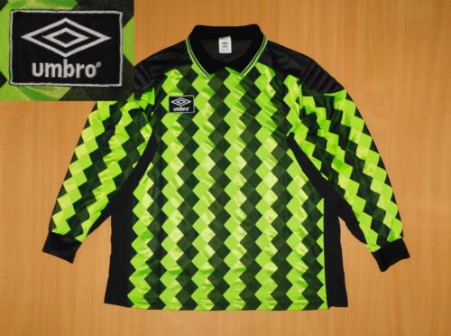 * 1988 1990 80&#039;s shirt jersey GOALKEEPER Euro World soccer England Umbro 88 80