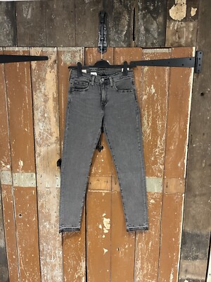 Levi's 512 Denim Jeans Men's Size W28 L32 Slim Taper Medrium Grey Brand New £100