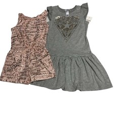 GUESS GIRLS SET OF 2, DRESS & ROMPER SZ 5 NEW WITH TAG