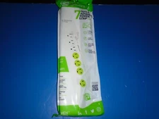 Greenlite 7-Outlet Advanced Power Strip, Energy Saving Surge Protection