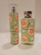 Bath  Body Works Cucumber Melon Fragrance  Shower Gel 25th Anniversary Set