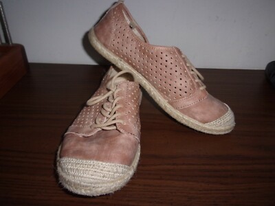Roxy Women's Flora Perforated Espadrilles Sneaker Shoes Size 7.5