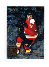 1996 1996-97 FLAIR JAROME IGINLA WAVE OF THE FUTURE 103 FLEER CALGARY FLAMES