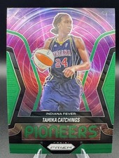 2025 Panini Prizm WNBA Tamika Catchings Pioneers Green Prizm #3 Fever