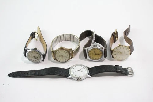 Vintage Mechanical Watches Garrard Timex SPARES/REPAIRS x 6