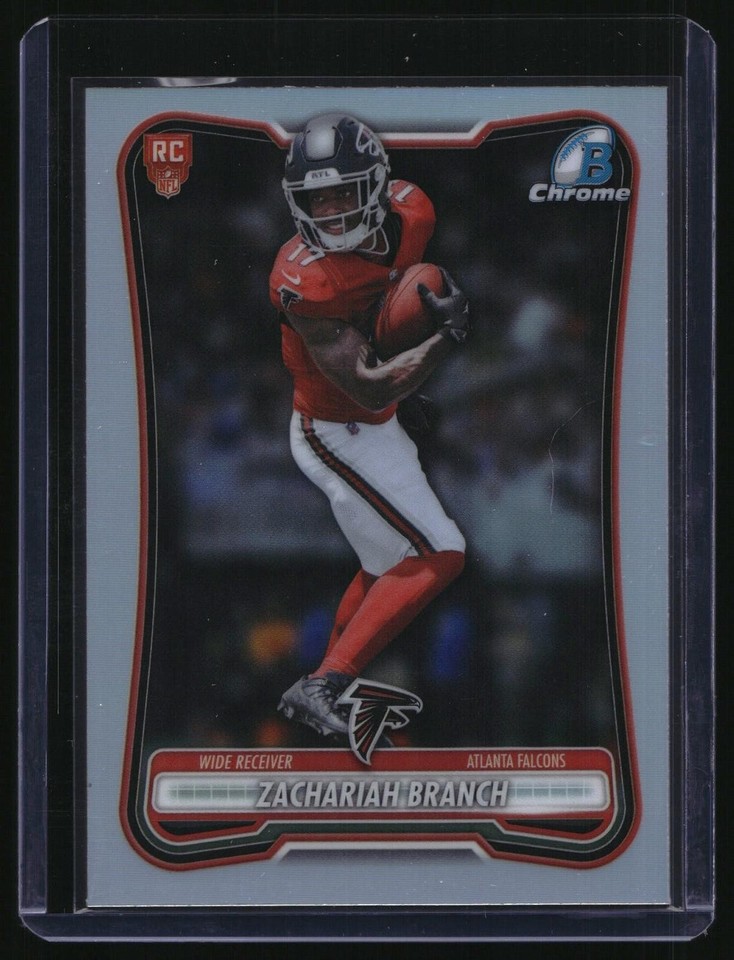 2026 Bowman Chrome Zachariah Branch #BRR-20 Red Logo Zachariah Branch #BRR-20 Rookie Red RC Logo Variation Falcons