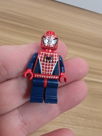 A. Rare Lego Special Spiderman Spider-Man Minifigure spd001  4851 4852 Dark Navy