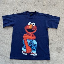 Vintage 90s Changes Elmo Jim Henson Graphic Tee Made In USA Sz M SingleStitch