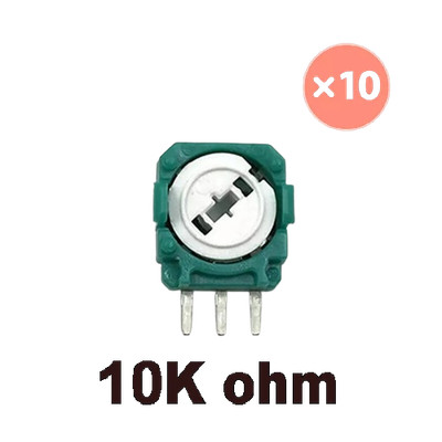 PlayStation PS4 PS5 10pc Joystick 3D Micro Switch Axis Resistor  Green 10k ohm