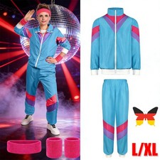 80er 90er Jahre Kostüm Damen Outfit Popstar Achtziger Party Disco Sport Kostüm