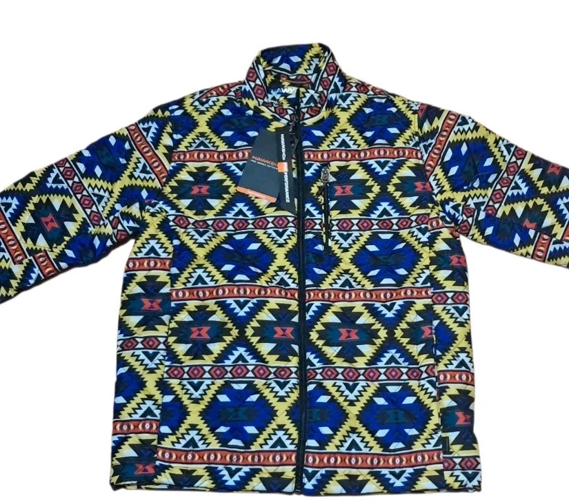 Hawke & Co. Pro Performance Tribal Print Jacket - Small - Men's