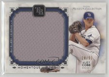 2014 Topps Museum Collection Momentous Material Jumbo Relics 28/50 Alex Cobb 3w8