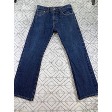 Levis 517 Bootcut Jeans Mens 32x30 Dark Wash Denim Blue 00517-0217