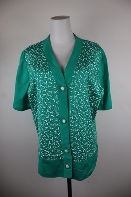 PIERRE CARDIN SHIRT OBERTEIL DAMEN GR XL WOMAN CASUAL VINTAGE T-SHIRT BAUMWOLLE